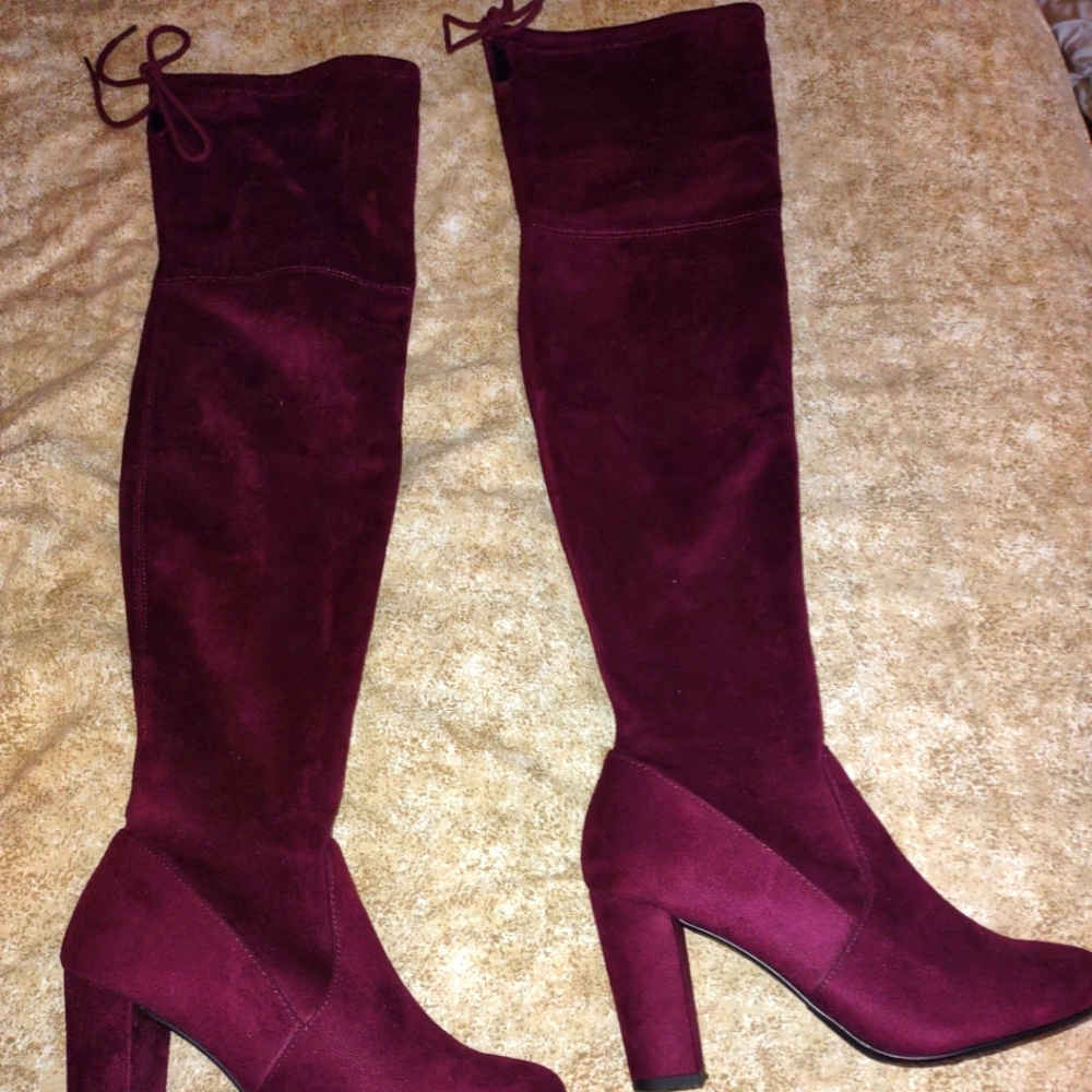 Over the knee suede Boots
